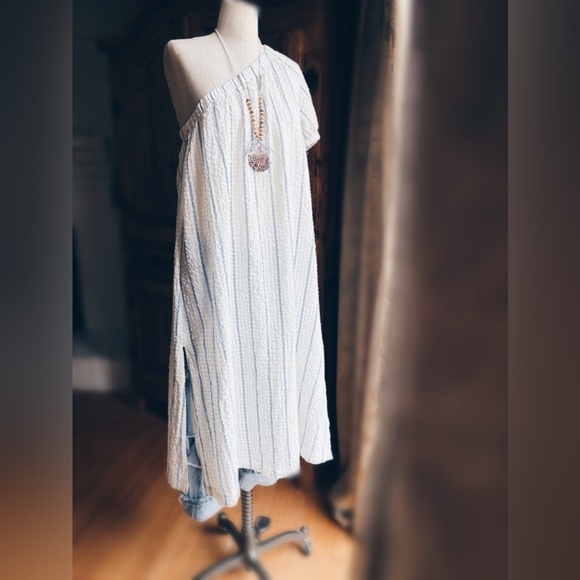 Madewell Midi Dress Seersucker - Picture 16 of 16